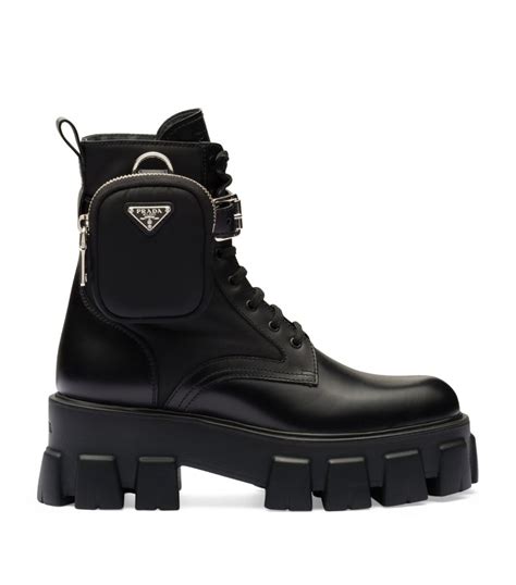 women Prada boots with pouch